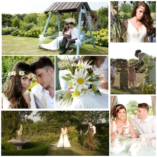 English Country Garden Wedding Shoot at Floral Media